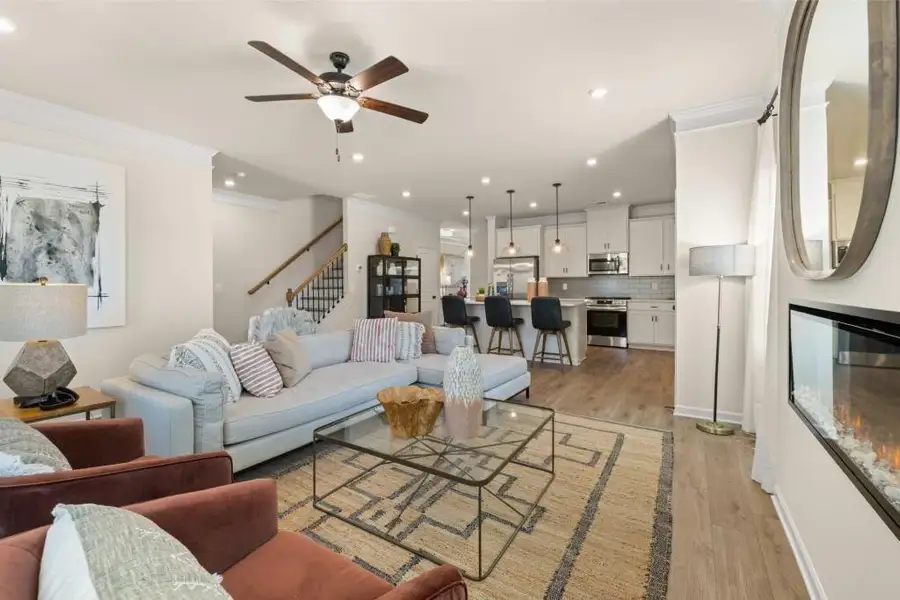 Furnished interior view inside a new home in Sanders Park, Austell (Image 15).