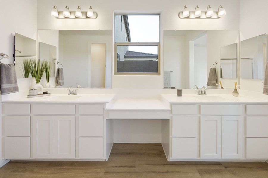 Furnished interior view inside a new home in Alora at Ironwing, Litchfield Park (Image 10).