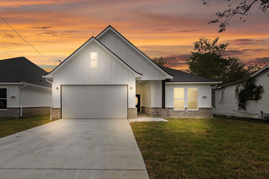 Front exterior of a new home in , Nederland, TX, highlighting curb appeal (Image 2). Front exterior of a new home in , Nederland, TX, highlighting curb appeal (Image 2).