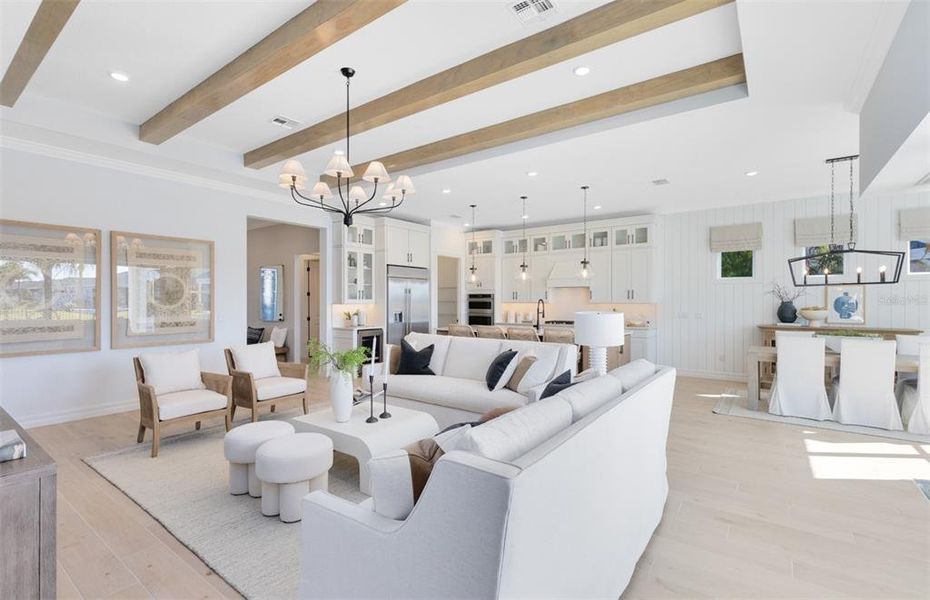 Furnished interior view inside a new home in Del Webb Minneola, Minneola (Image 12).