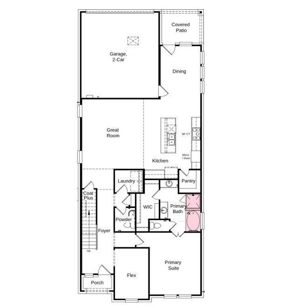 Additional highlights include: Slide-in tub at primary bath. Additional highlights include: Slide-in tub at primary bath.