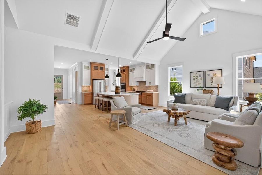 Furnished interior view inside a new home in Livingstone Park, Kennesaw (Image 11).
