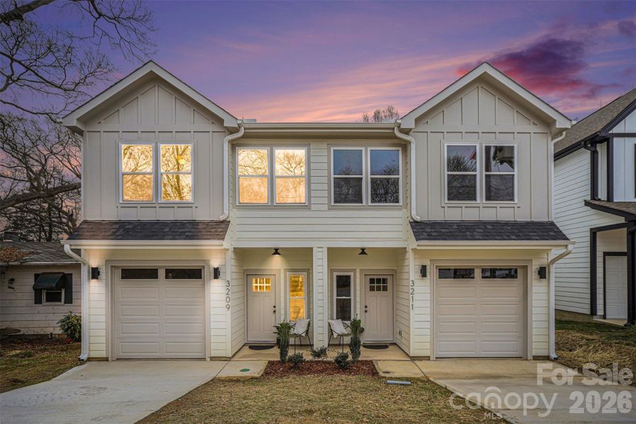 Front exterior of a new home in , Charlotte, NC, highlighting curb appeal (Image 29).