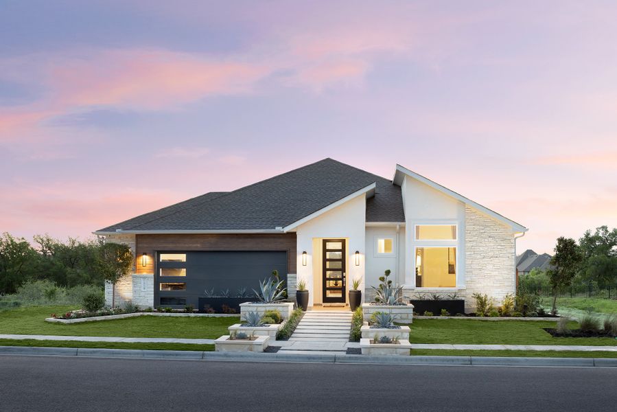 Representative exterior photo of a completed home built from the Franklin by Scott Felder Homes in Prominence, San Antonio, TX (Image 16). Representative exterior photo of a completed home built from the Franklin by Scott Felder Homes in Prominence, San Antonio, TX (Image 16).