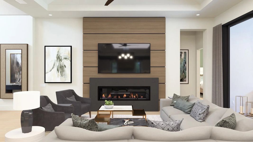 Representative furnished interior of a home built from the Callaway by AR HOMES in Southern Hills Plantation, Brooksville (Image 6).