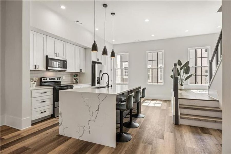 Furnished interior view inside a new home in , Hapeville (Image 31).