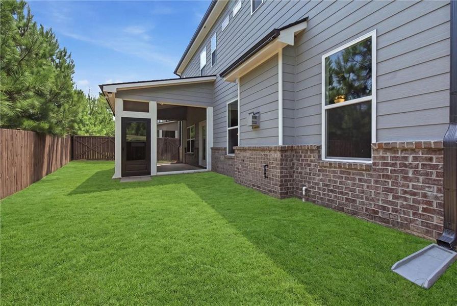 Exterior details and patio area of a home in , Lawrenceville (Image 19). Exterior details and patio area of a home in , Lawrenceville (Image 19).
