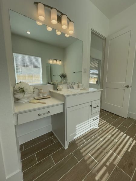 Representative furnished interior of a home built from the Mickelson by Chesmar Homes in Riceland Alley Loads, Mont Belvieu (Image 54).