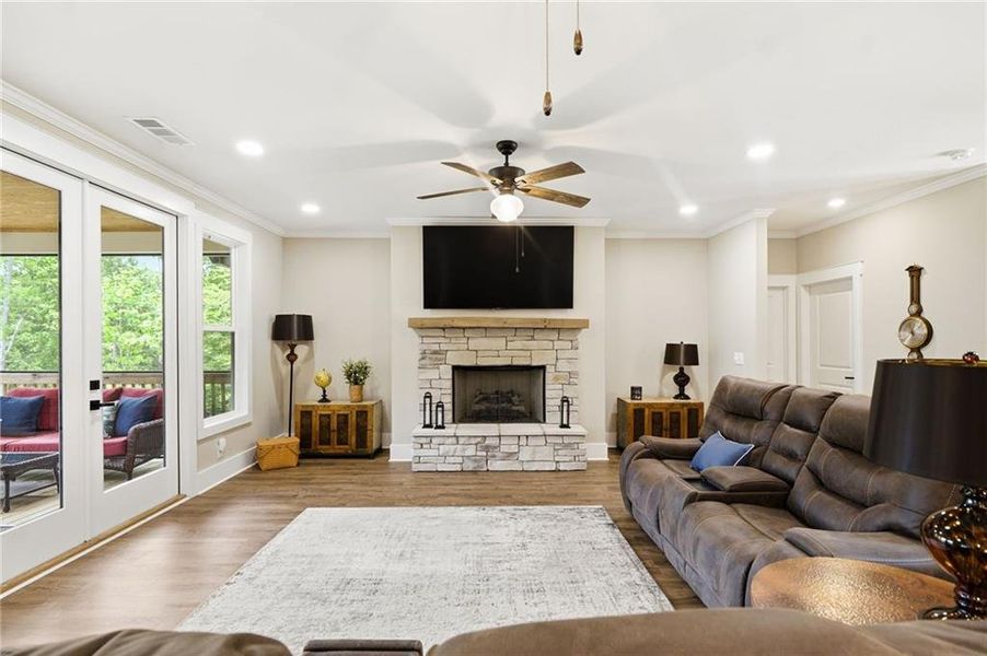 Furnished interior view inside a new home in , Canton (Image 16).