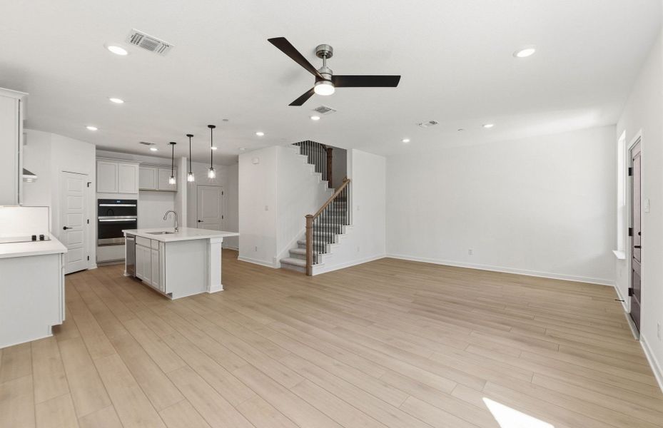 Spacious, unfurnished interior of a new home in Monarch on Main, Round Rock (Image 26).