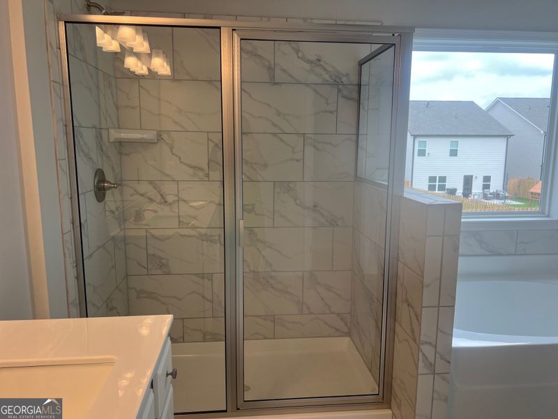 Furnished interior view inside a new home in Crofton Place Enclave, Snellville (Image 10). Furnished interior view inside a new home in Crofton Place Enclave, Snellville (Image 10).