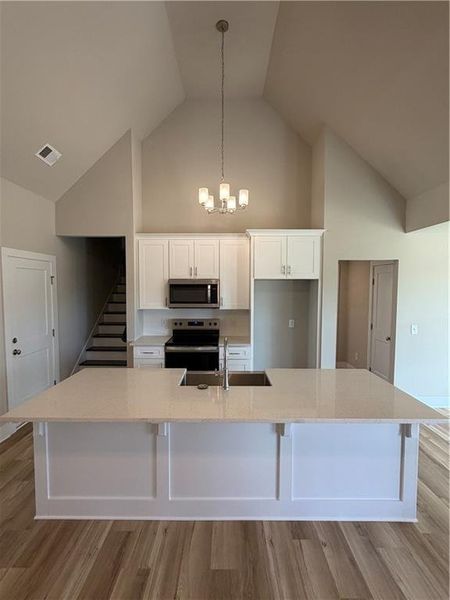 Furnished interior view inside a new home in , Talking Rock (Image 8).