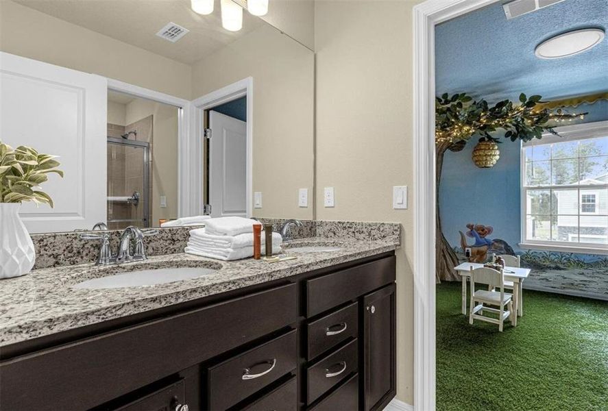 Furnished interior view inside a new home in , Davenport (Image 38).