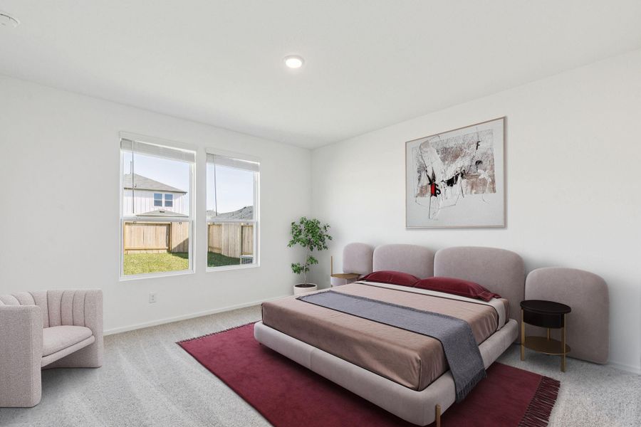 Furnished interior view inside a new home in Montgomery Bend, Montgomery (Image 15).