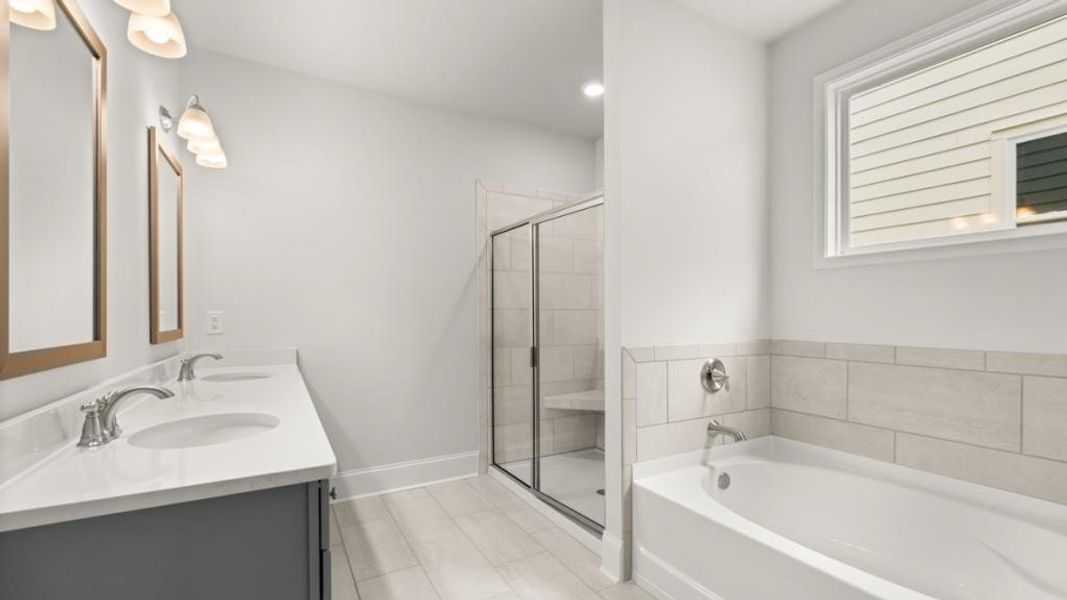 Furnished interior view inside a new home in Hamptons at Riverwood North, Dallas (Image 7).