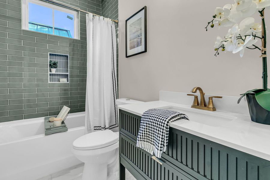 Furnished interior view inside a new home in , Charleston (Image 12).