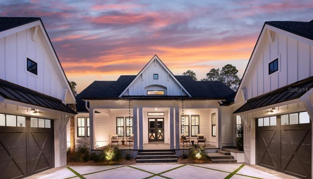 Front exterior of a new home in , Brooksville, FL, highlighting curb appeal (Image 1). Front exterior of a new home in , Brooksville, FL, highlighting curb appeal (Image 1).