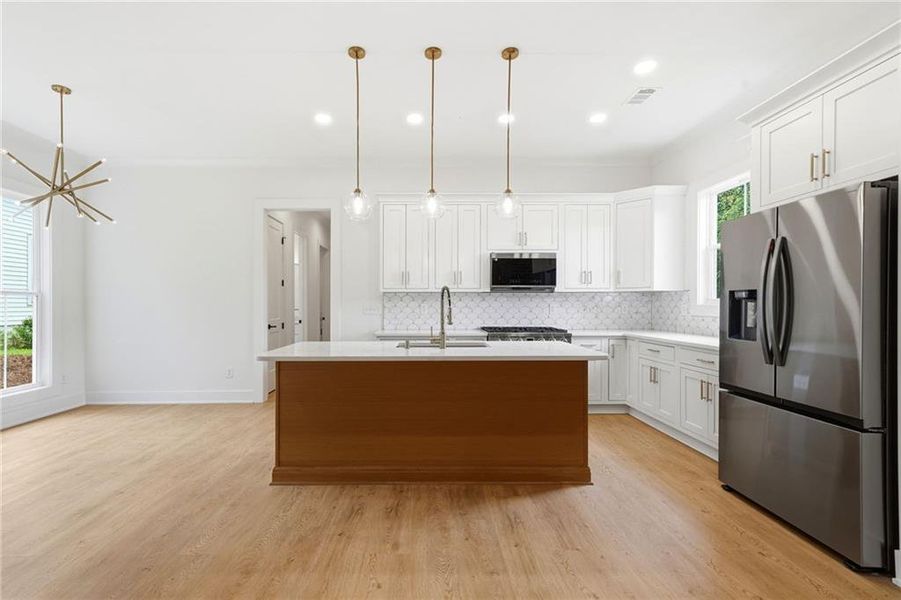 Furnished interior view inside a new home in , Ball Ground (Image 6). Furnished interior view inside a new home in , Ball Ground (Image 6).