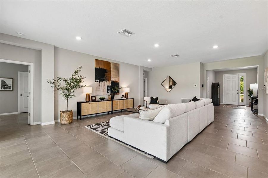 Furnished interior view inside a new home in Deerbrook, Land O' Lakes (Image 60).