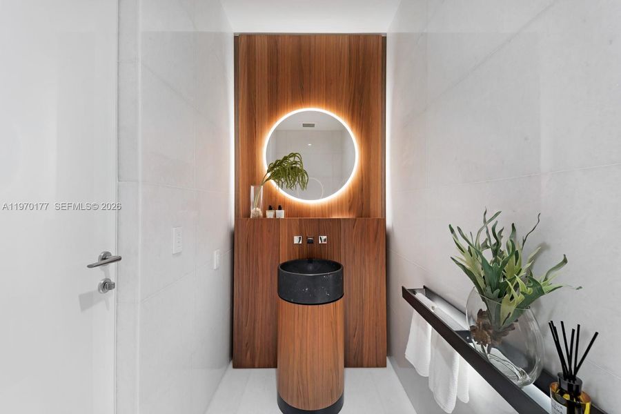 Furnished interior view inside a new home in , Miami (Image 13).