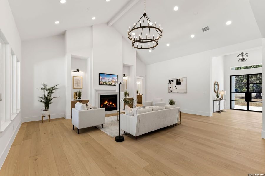 Furnished interior view inside a new home in , Boerne (Image 38).