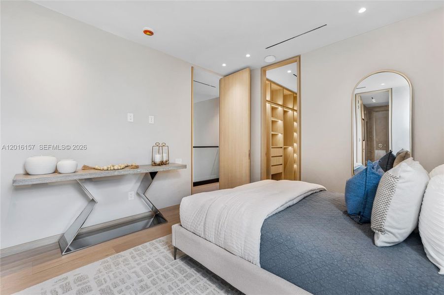 Furnished interior view inside a new home in , Miami Beach (Image 43).