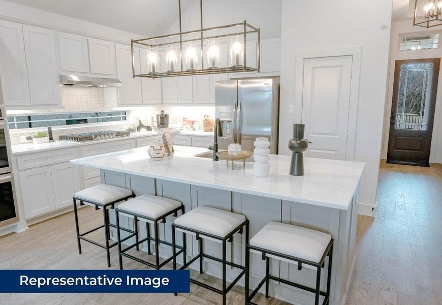 Furnished interior view inside a new home in Spiritas Ranch, Little Elm (Image 5).
