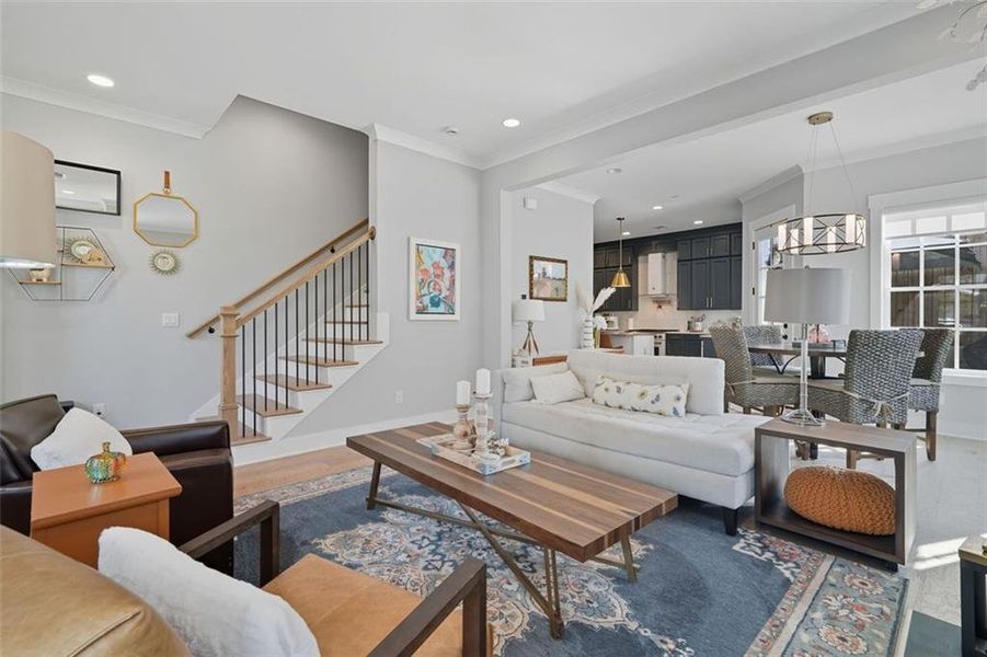 Furnished interior view inside a new home in , Woodstock (Image 16).