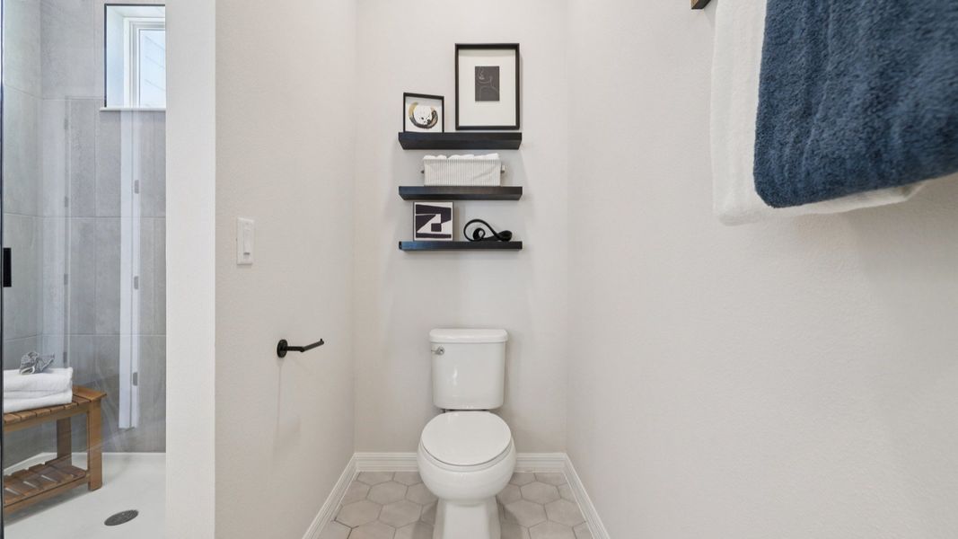 Furnished interior view inside a new home in Isla Mirada, San Antonio (Image 45).