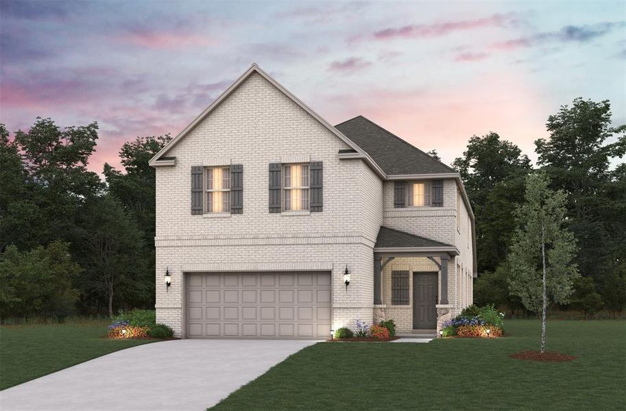 Beazer Homes Churchill Sage Floorplan.