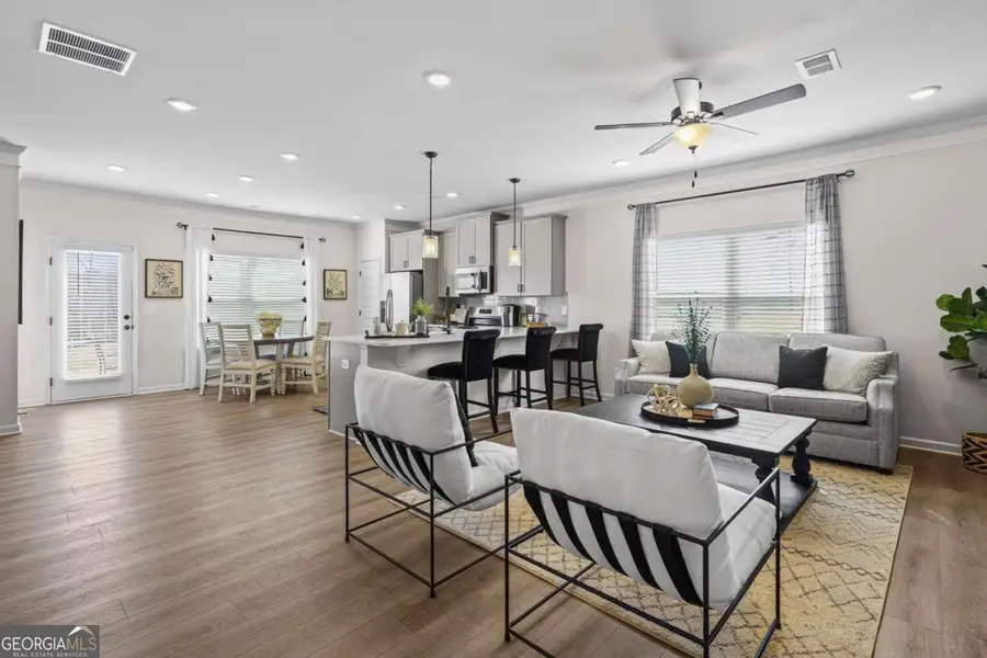 Furnished interior view inside a new home in Glendale Towns, Conyers (Image 4).