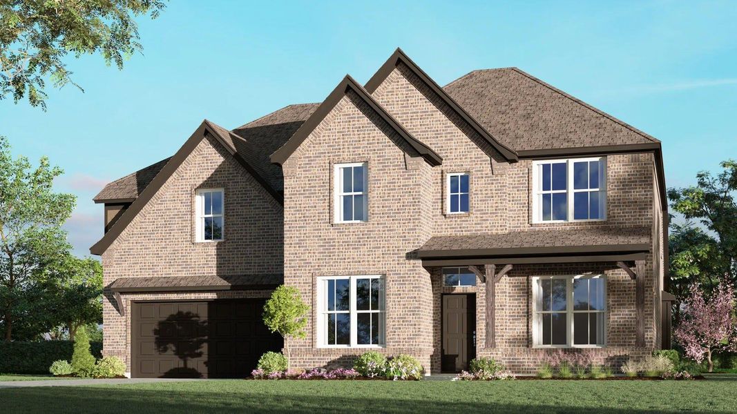 Representative exterior photo of a completed home built from the Concept 3135 by Risewell Homes in Silo Mills, Joshua, TX (Image 8). Representative exterior photo of a completed home built from the Concept 3135 by Risewell Homes in Silo Mills, Joshua, TX (Image 8).