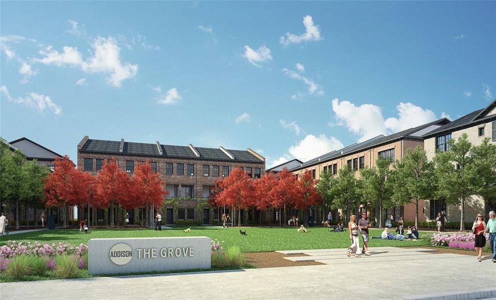 View of property's community with a yard View of property's community with a yard