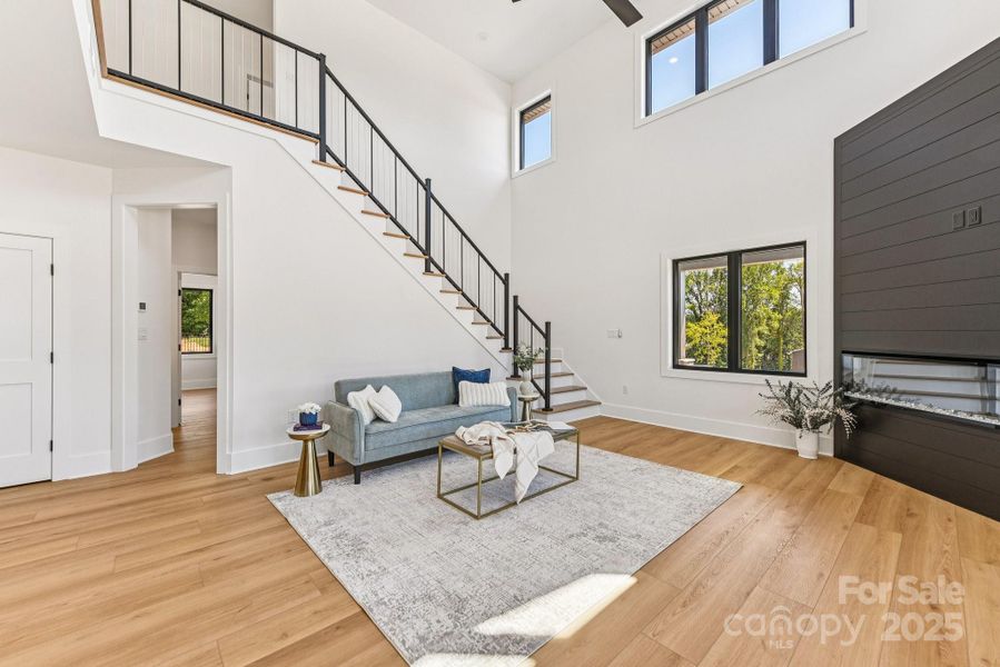 Furnished interior view inside a new home in , Mooresville (Image 7). Furnished interior view inside a new home in , Mooresville (Image 7).