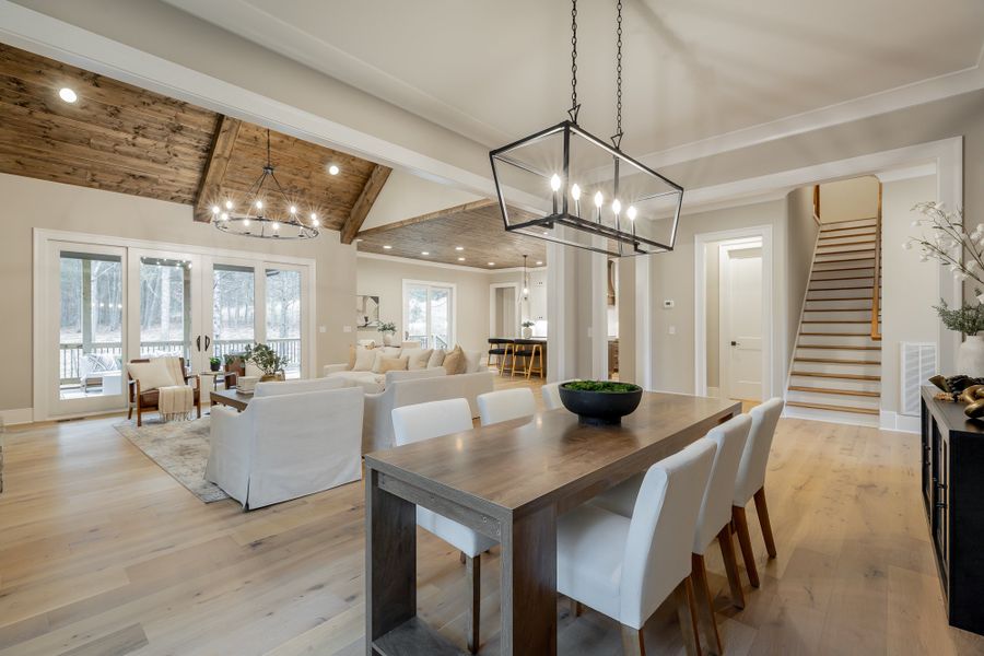 Furnished interior view inside a new home in River Gorge Ranch, Guild (Image 11).