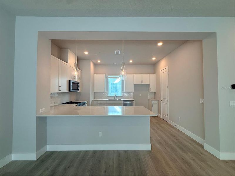Furnished interior view inside a new home in Towns at Union, St. Petersburg (Image 3).