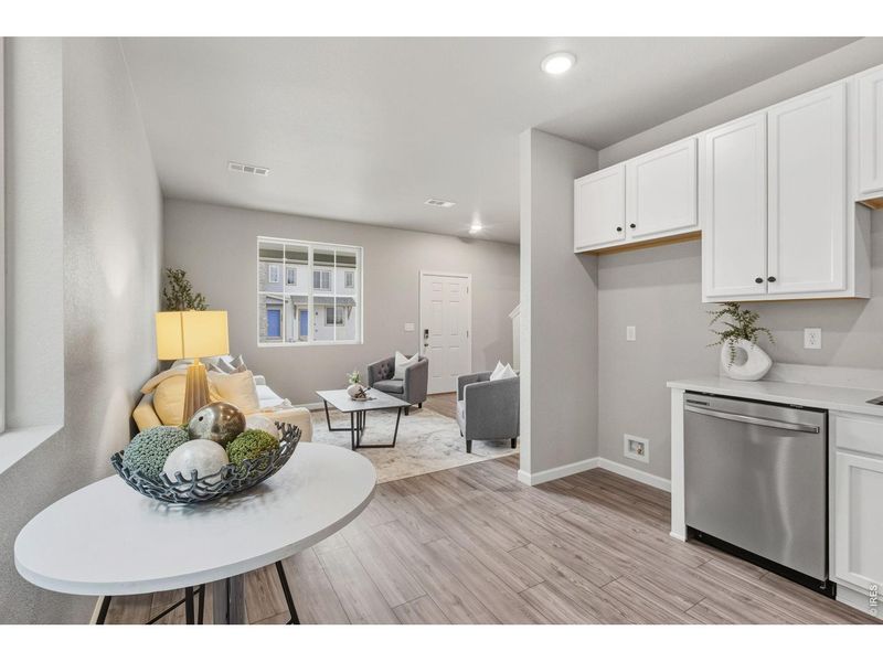 Furnished interior view inside a new home in Spring Valley, Longmont (Image 4).
