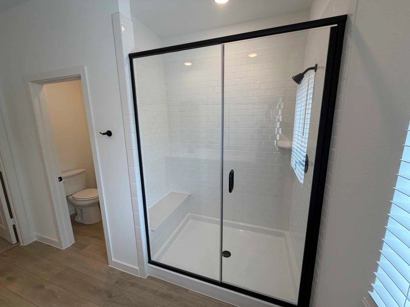 Primary Bathroom Construction Progress featuring the Minimalist Collection