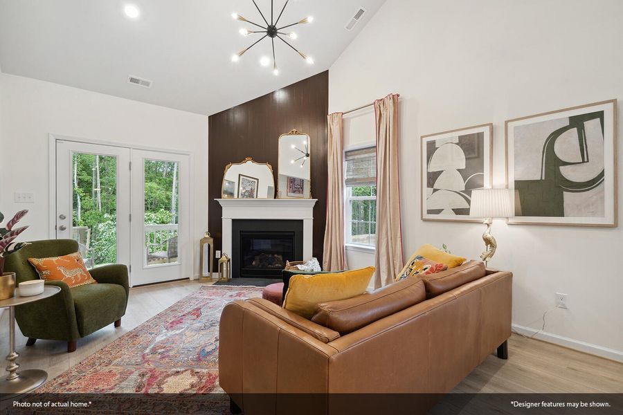 Furnished interior view inside a new home in Central Creek, Goose Creek (Image 5).