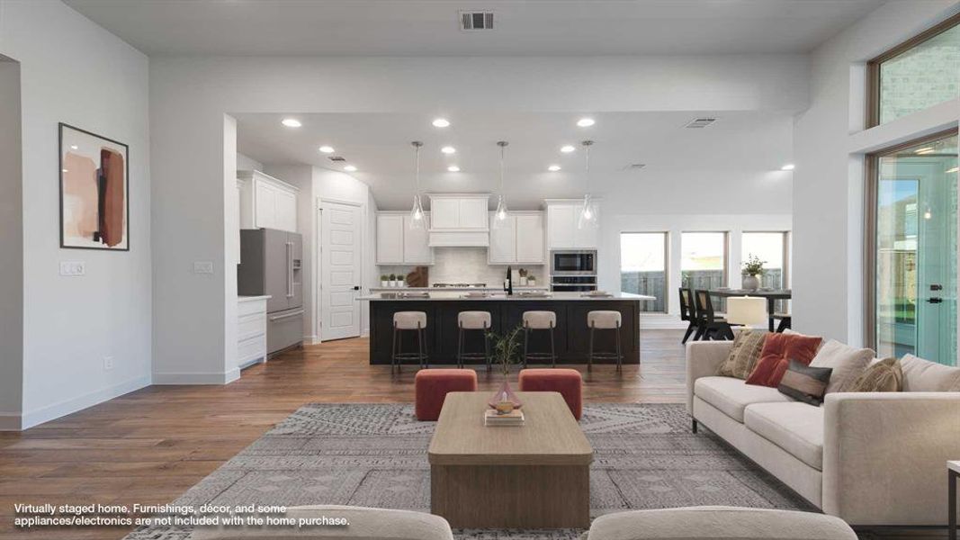 Furnished interior view inside a new home in Hillstead 50', Lavon (Image 5).