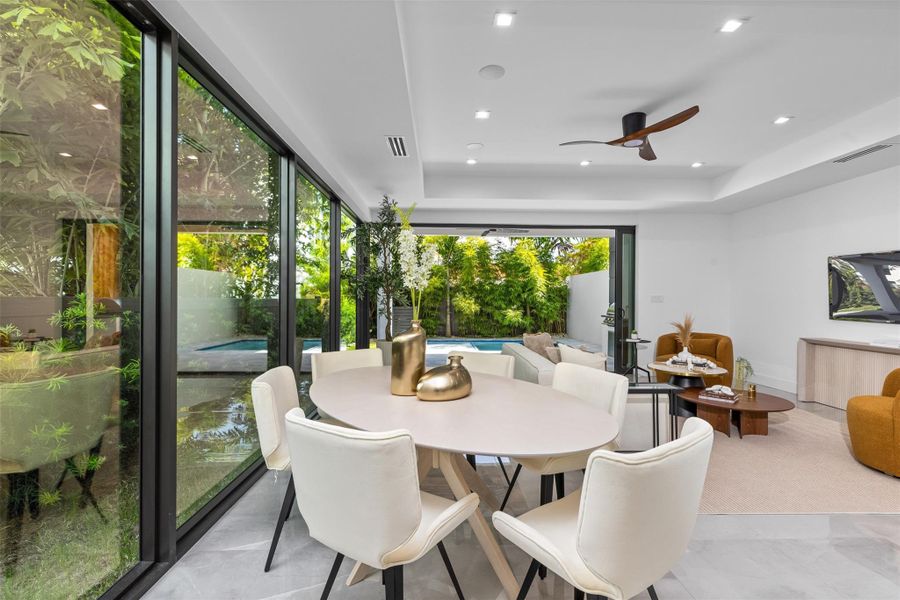 Furnished interior view inside a new home in , Fort Lauderdale (Image 4).