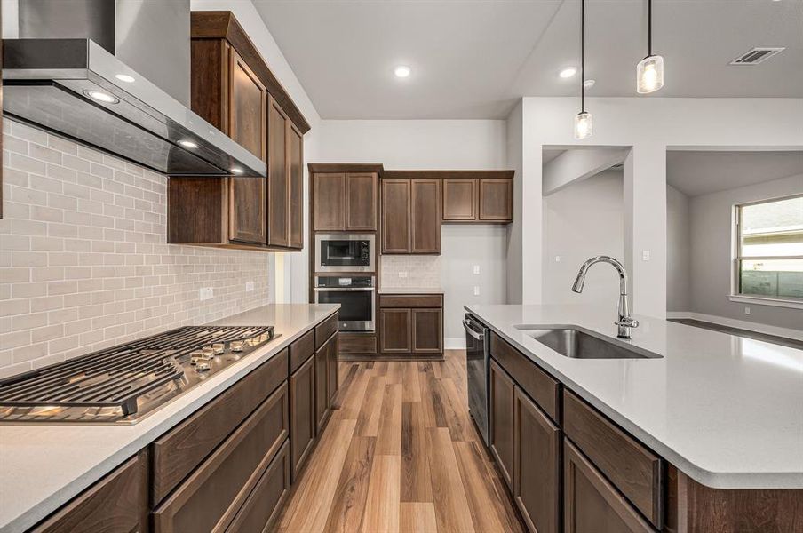 Furnished interior view inside a new home in , McKinney (Image 8). Furnished interior view inside a new home in , McKinney (Image 8).