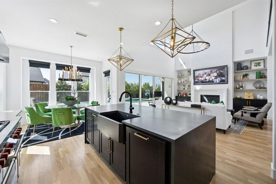 Furnished interior view inside a new home in , Prosper (Image 7). Furnished interior view inside a new home in , Prosper (Image 7).