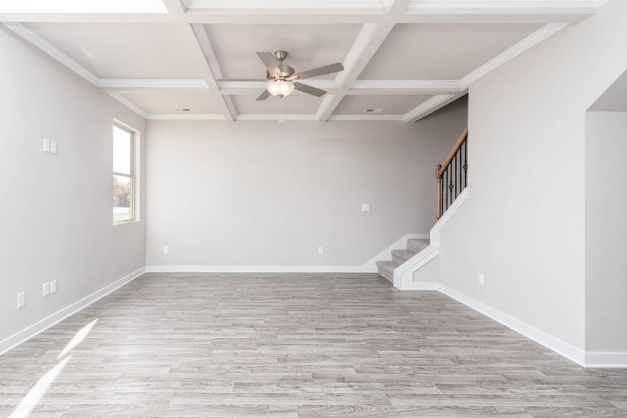 Representative unfurnished interior of a home built from the Hickory by Nason Homes in Brady Estates, Murfreesboro (Image 20).