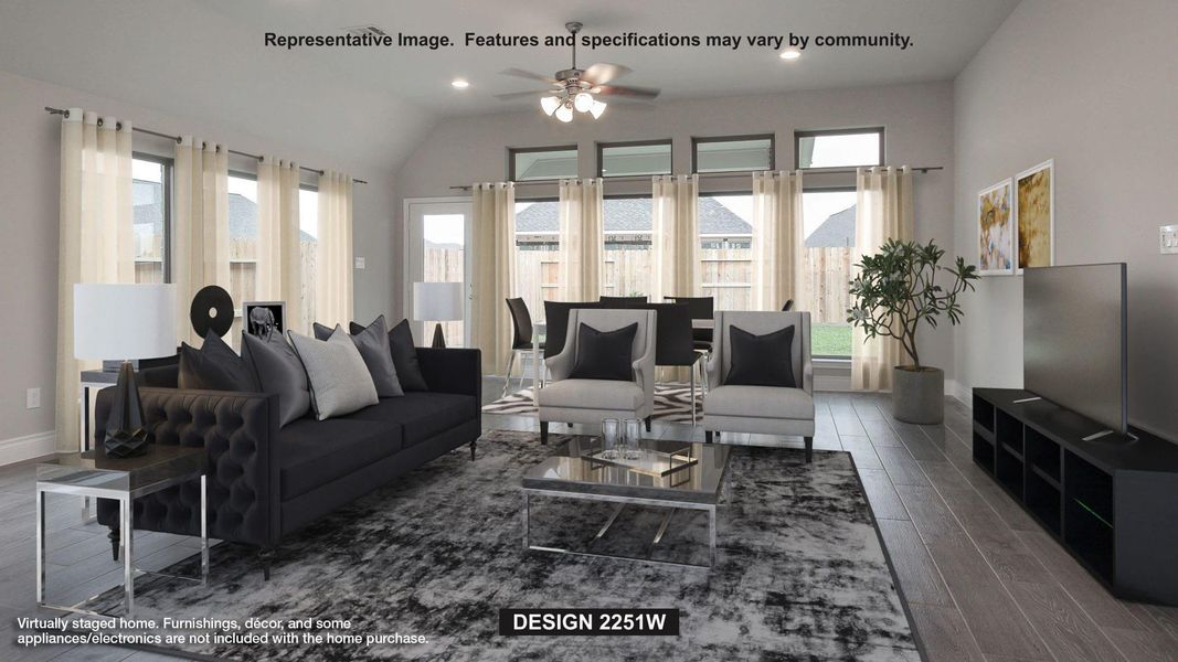Furnished interior view inside a new home in Juniper Springs, Lockhart (Image 13). Furnished interior view inside a new home in Juniper Springs, Lockhart (Image 13).