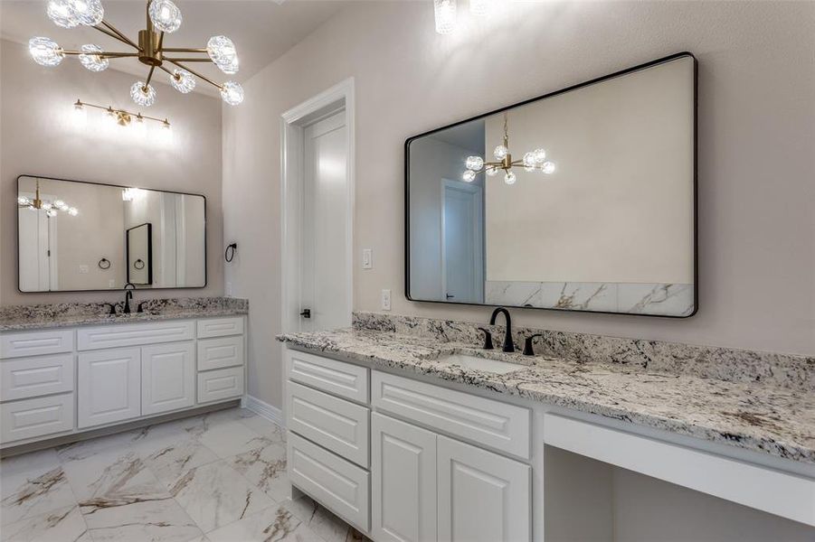 Furnished interior view inside a new home in , Aledo (Image 15).