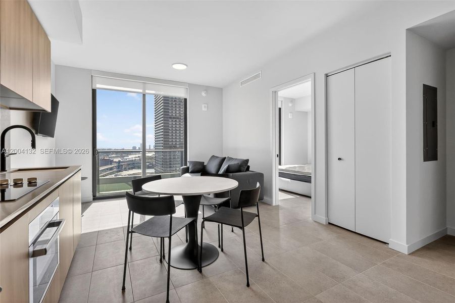 Furnished interior view inside a new home in , Miami (Image 6).