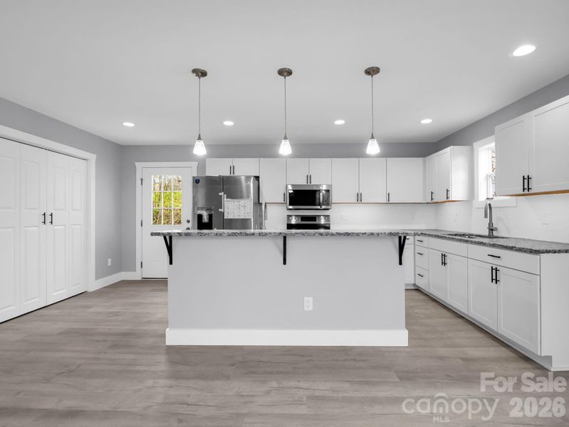 Furnished interior view inside a new home in , Rosman (Image 13).