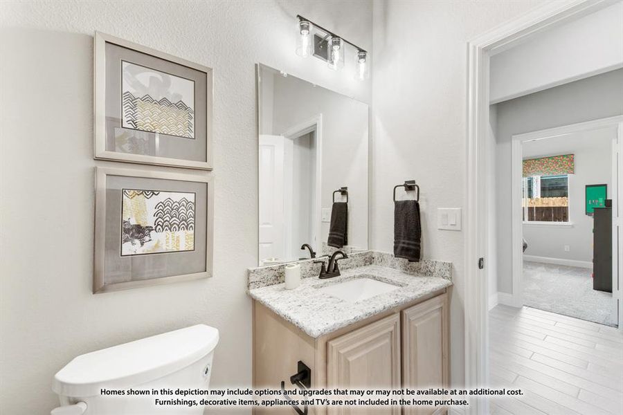 Furnished interior view inside a new home in Hunters Ridge, Crowley (Image 12).