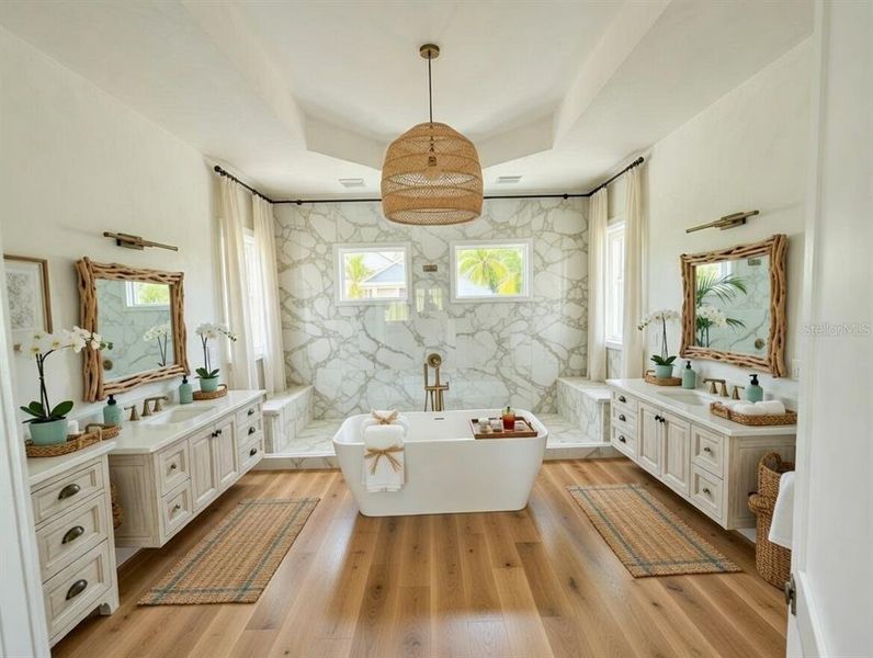 Furnished interior view inside a new home in , Port Charlotte (Image 14). Furnished interior view inside a new home in , Port Charlotte (Image 14).